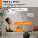 Smart Wi-Fi Plug with Energy Monitoring, Works with Alexa