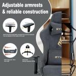 Symino Ergonomic Gaming Chair with Footrest and Headrest