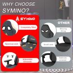 Symino Ergonomic Gaming Chair with Footrest and Headrest