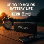 Betron D51 Portable Bluetooth Speaker with AUX Input