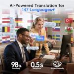 Smart AI Glasses with ChatGPT and Real-time Translation