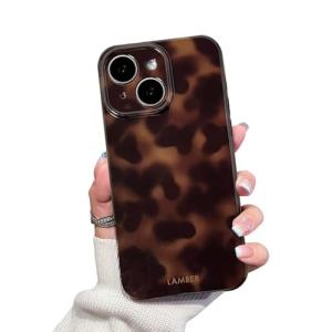 Amber Leopard iPhone 15 Case - Slim & Shockproof