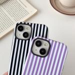 Cute Striped iPhone 13/14 Case for Women