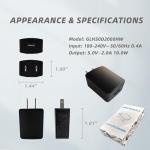 SinitoAula 5V2A USB Wall Charger Block - 3 Pack