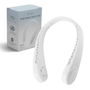 CUQOO Rechargeable Wearable Neck Fan with 360° Airflow