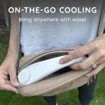 CUQOO Rechargeable Wearable Neck Fan with 360° Airflow