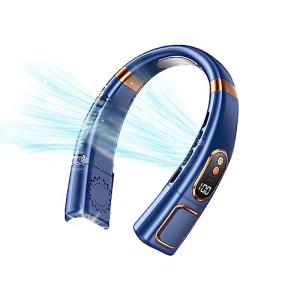 Portable Bladeless Neck Fan with LED Display