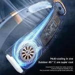 Portable Bladeless Neck Fan with LED Display