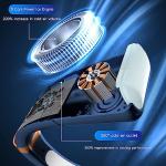 Portable Bladeless Neck Fan with LED Display