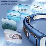 Portable Bladeless Neck Fan with LED Display