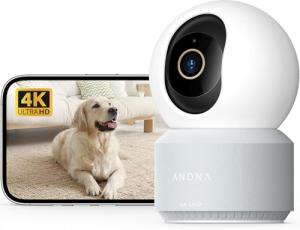 Anona Pano 4K Indoor Security Camera with 360° Tracking