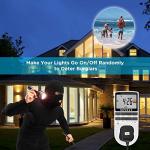 NOVKIT Digital Security Timer Plug Socket with 10 Programs