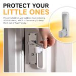 BeeGo® Adhesive Door Lever Locks (2 Pack)