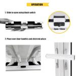 Home Secure Double Door Lock - Easy No-Drill Installation