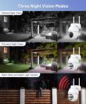 GALAYOU 2K Outdoor Security Camera with Night Vision