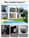 Outinput 3MP Indoor Window Security Camera with AI