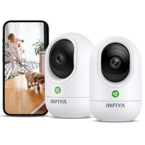 INFIYA 2K Indoor Pet Camera with APP Features