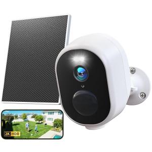 GNCC 2K Outdoor Solar Security Camera with Night Vision