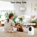 INFIYA 2K Indoor Pet Camera with APP Features