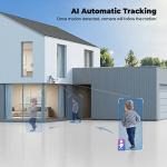 Codnida 2K Outdoor WiFi Security Camera 360°