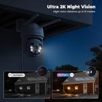 Codnida 2K Outdoor WiFi Security Camera 360°