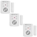 3-Pack Door Alarms with 130db Siren Alert