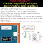 3-Pack Door Alarms with 130db Siren Alert