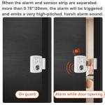 3-Pack Door Alarms with 130db Siren Alert