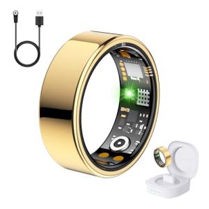 Smart Health Tracker Ring for Heart Rate and Sleep