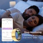 Smart Health Tracker Ring for Heart Rate and Sleep