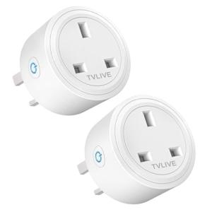TVLIVE 2-Pack Smart Plugs with Alexa and Google Home