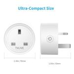 TVLIVE 2-Pack Smart Plugs with Alexa and Google Home