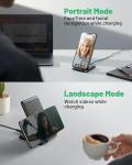 Fast 15W Qi Wireless Charging Stand for Phones
