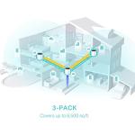 TP-Link Deco X55 Mesh WiFi 6 System - 3 Pack