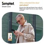 Simpled SF Weatherproof Smart Lock with Fingerprint Access