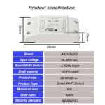 Smart WiFi Light Switch - Works with Alexa & Google