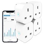 Smart Plug with Voice Control & Energy Monitoring (4 Pack)