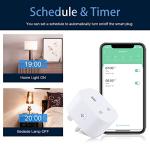 Smart Plug with Voice Control & Energy Monitoring (4 Pack)