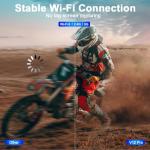 Upgraded Mini Projector with 4K & WiFi 6