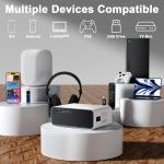 Upgraded Mini Projector with 4K & WiFi 6