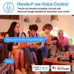 ANTELA Smart Alexa Light Bulbs, 4 Pack RGB