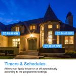 ANTELA Smart Alexa Light Bulbs, 4 Pack RGB