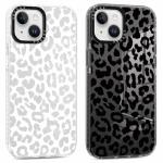 Yoedge Leopard Pattern iPhone 14/13 Transparent Cases