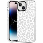 Yoedge Leopard Pattern iPhone 14/13 Transparent Cases
