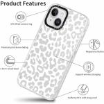 Yoedge Leopard Pattern iPhone 14/13 Transparent Cases