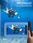 Lamicall Waterproof Phone Pouch Case - 2 Pack