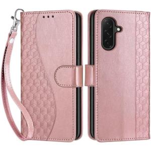 Samsung Galaxy A26 5G Flip Wallet Case, Rose Gold