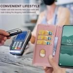 Samsung Galaxy A26 5G Flip Wallet Case, Rose Gold