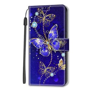Samsung Galaxy A16 Leather Flip Wallet Case - Butterfly