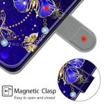 Samsung Galaxy A16 Leather Flip Wallet Case - Butterfly